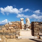 Ruins of Cleopatra House in Delos