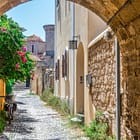 Medieval streets in Rhodes