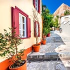 Picturesque alleyway in Plaka