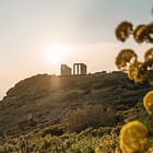 Sounio during sunset