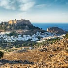 Panoramic view of Lindos