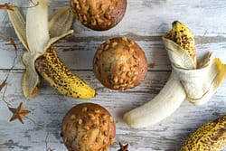 Banana bread muffins