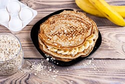 Pancake μπανάνα-βρώμη