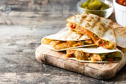 Quesadillas με κοτόπουλο